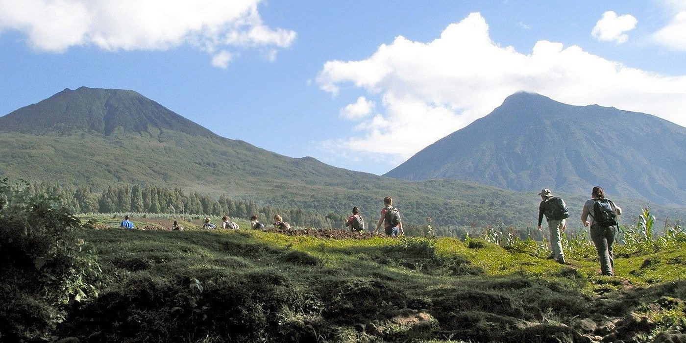 tourist visit volcano